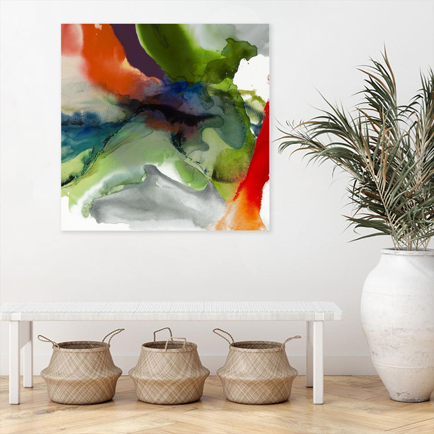 Vibrant Terrain II by Sisa Jasper on GIANT ART - abstract