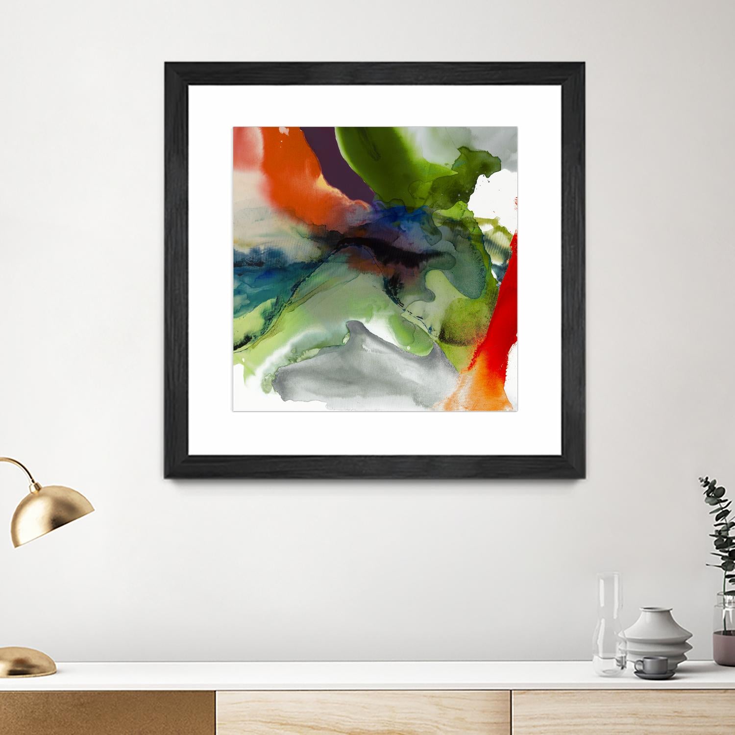 Vibrant Terrain II by Sisa Jasper on GIANT ART - abstract