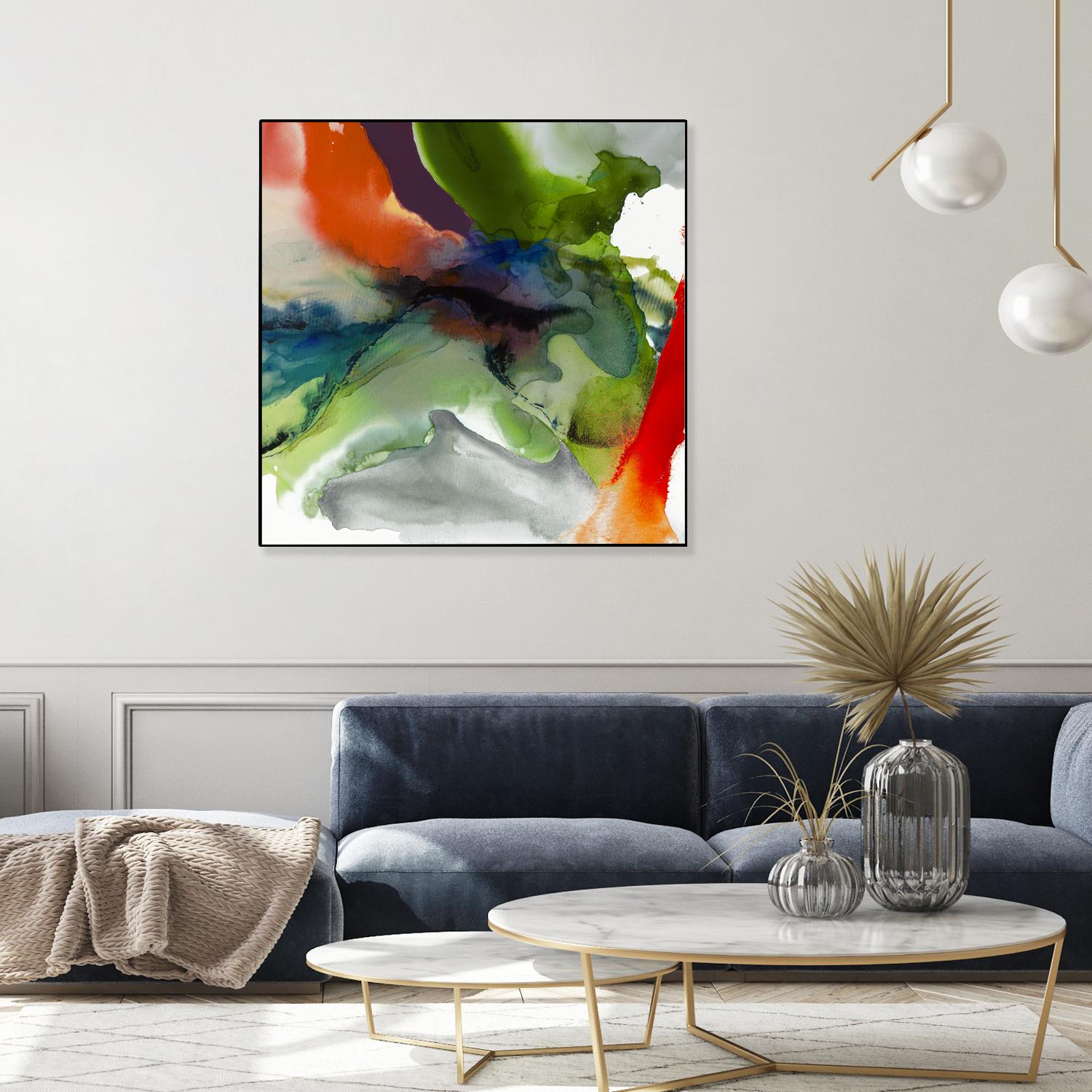 Vibrant Terrain II by Sisa Jasper on GIANT ART - abstract