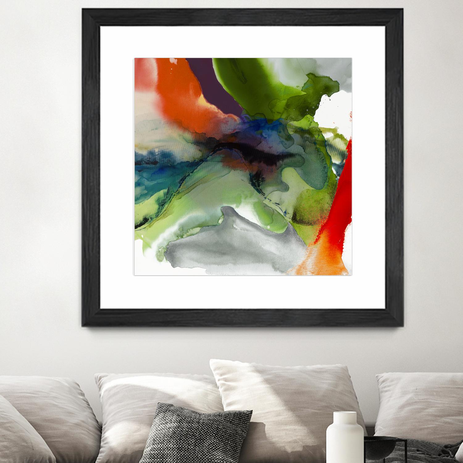 Vibrant Terrain II by Sisa Jasper on GIANT ART - abstract