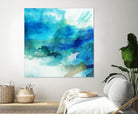 Ephemeral Blue I by Sisa Jasper on GIANT ART - blue abstract