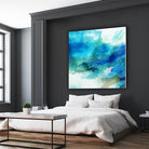 Ephemeral Blue I by Sisa Jasper on GIANT ART - blue abstract