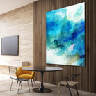 Ephemeral Blue I by Sisa Jasper on GIANT ART - blue abstract