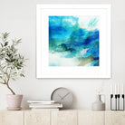 Ephemeral Blue I by Sisa Jasper on GIANT ART - blue abstract