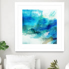 Ephemeral Blue I by Sisa Jasper on GIANT ART - blue abstract