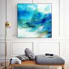 Ephemeral Blue I by Sisa Jasper on GIANT ART - blue abstract