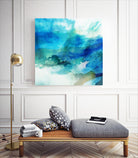 Ephemeral Blue I by Sisa Jasper on GIANT ART - blue abstract
