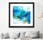 Ephemeral Blue I by Sisa Jasper on GIANT ART - blue abstract