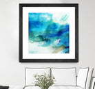 Ephemeral Blue I by Sisa Jasper on GIANT ART - blue abstract