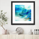 Ephemeral Blue I by Sisa Jasper on GIANT ART - blue abstract