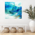 Ephemeral Blue I by Sisa Jasper on GIANT ART - blue abstract