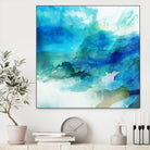Ephemeral Blue I by Sisa Jasper on GIANT ART - blue abstract