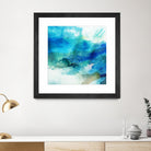 Ephemeral Blue I by Sisa Jasper on GIANT ART - blue abstract