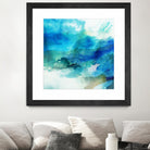 Ephemeral Blue I by Sisa Jasper on GIANT ART - blue abstract