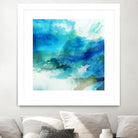 Ephemeral Blue I by Sisa Jasper on GIANT ART - blue abstract