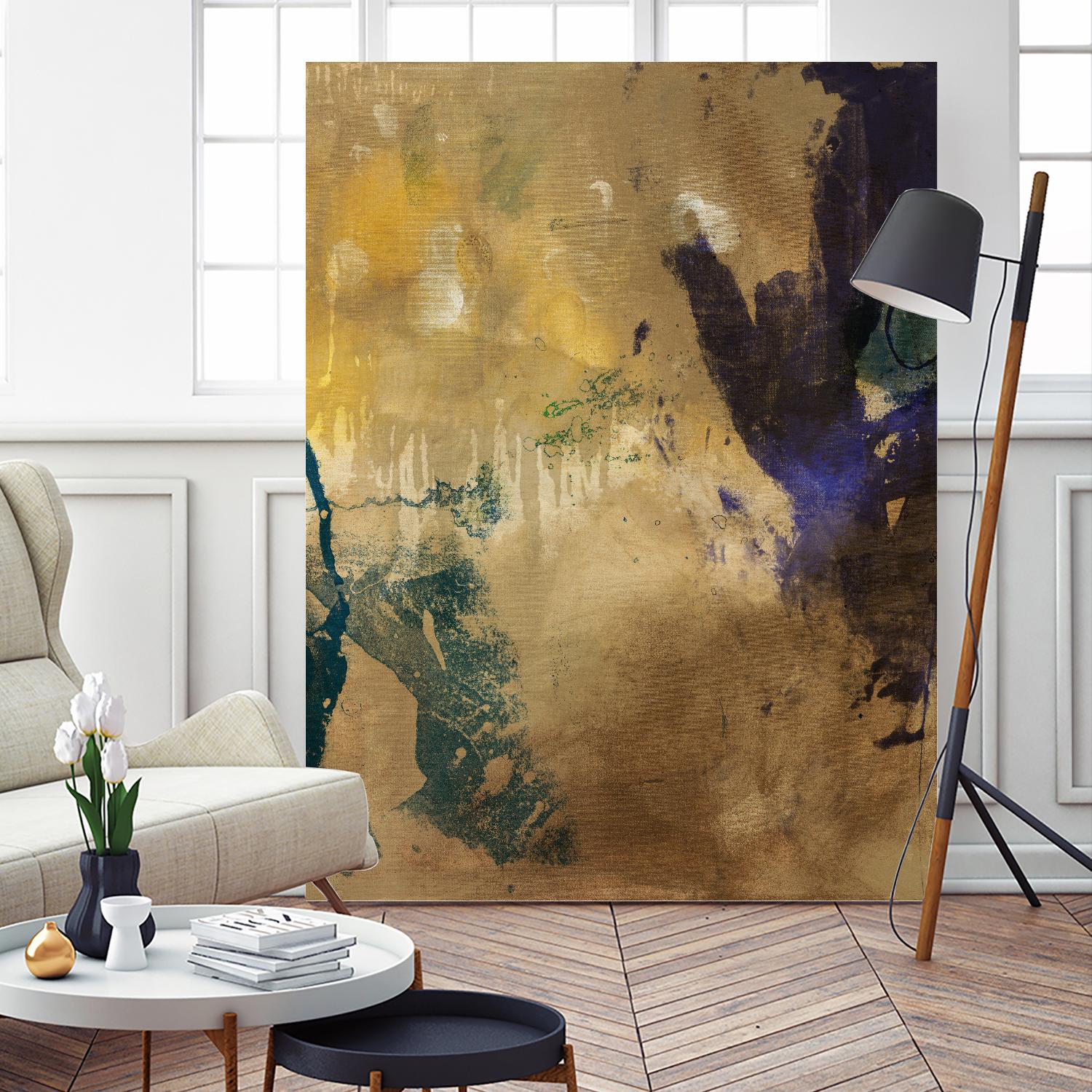Amber Haze I by Sisa Jasper on GIANT ART - brown abstract