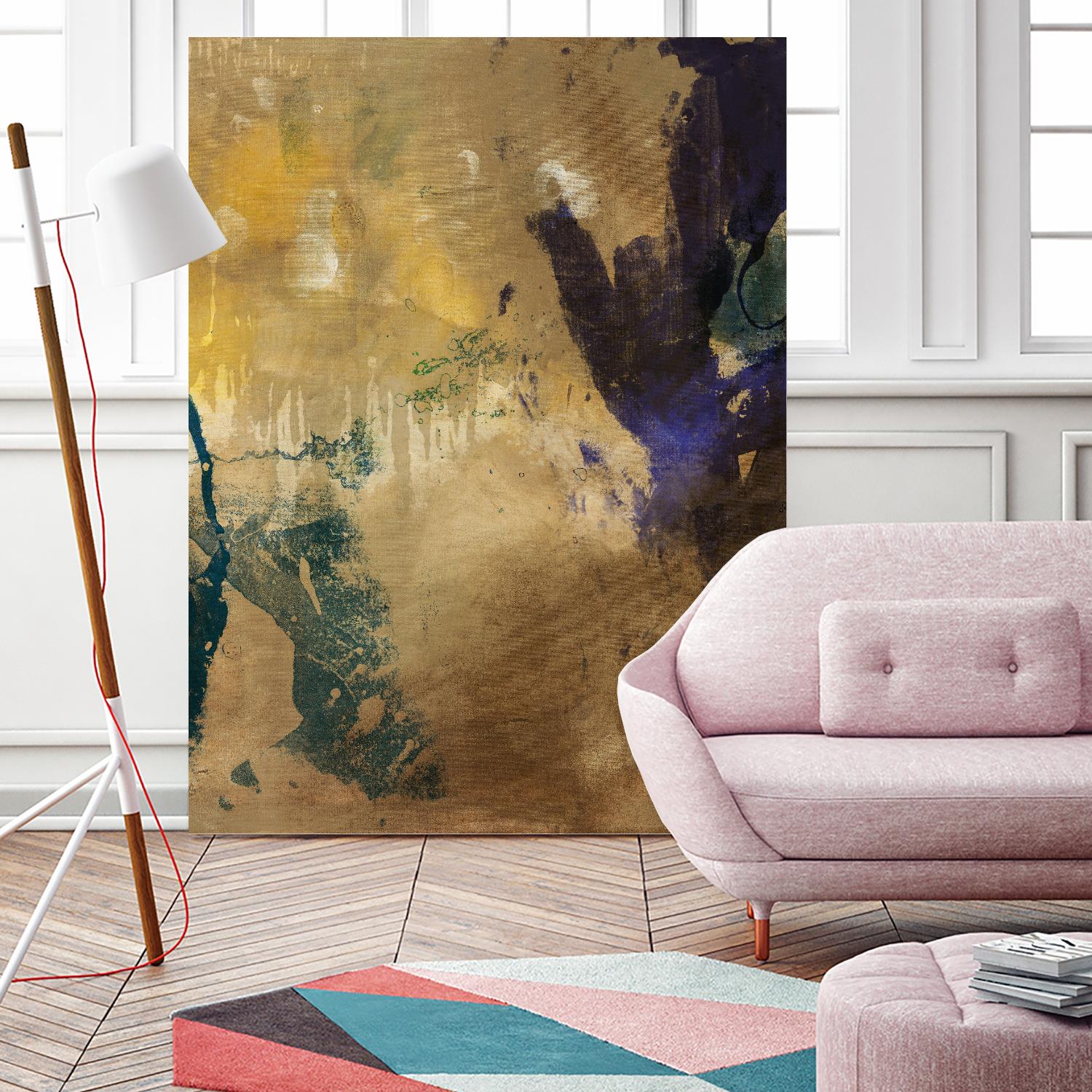 Amber Haze I by Sisa Jasper on GIANT ART - brown abstract