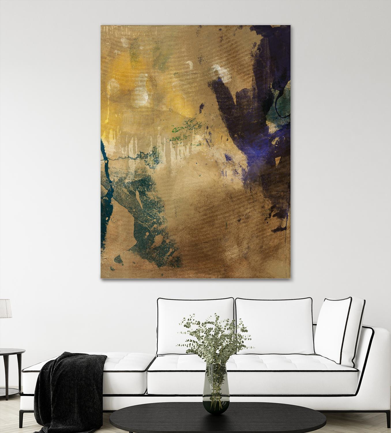 Amber Haze I by Sisa Jasper on GIANT ART - brown abstract