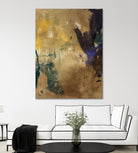 Amber Haze I by Sisa Jasper on GIANT ART - brown abstract