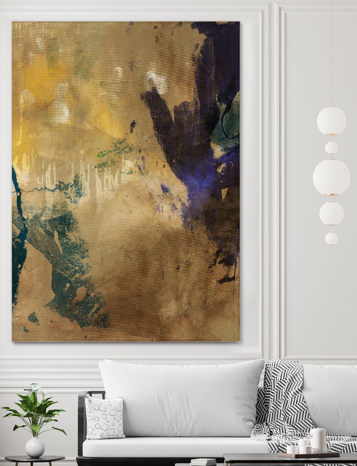 Amber Haze I by Sisa Jasper on GIANT ART - brown abstract