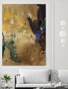 Amber Haze I by Sisa Jasper on GIANT ART - brown abstract