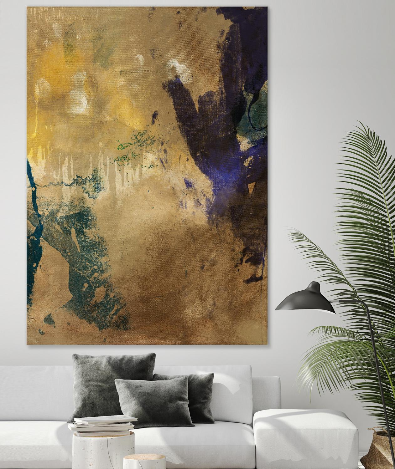 Amber Haze I by Sisa Jasper on GIANT ART - brown abstract