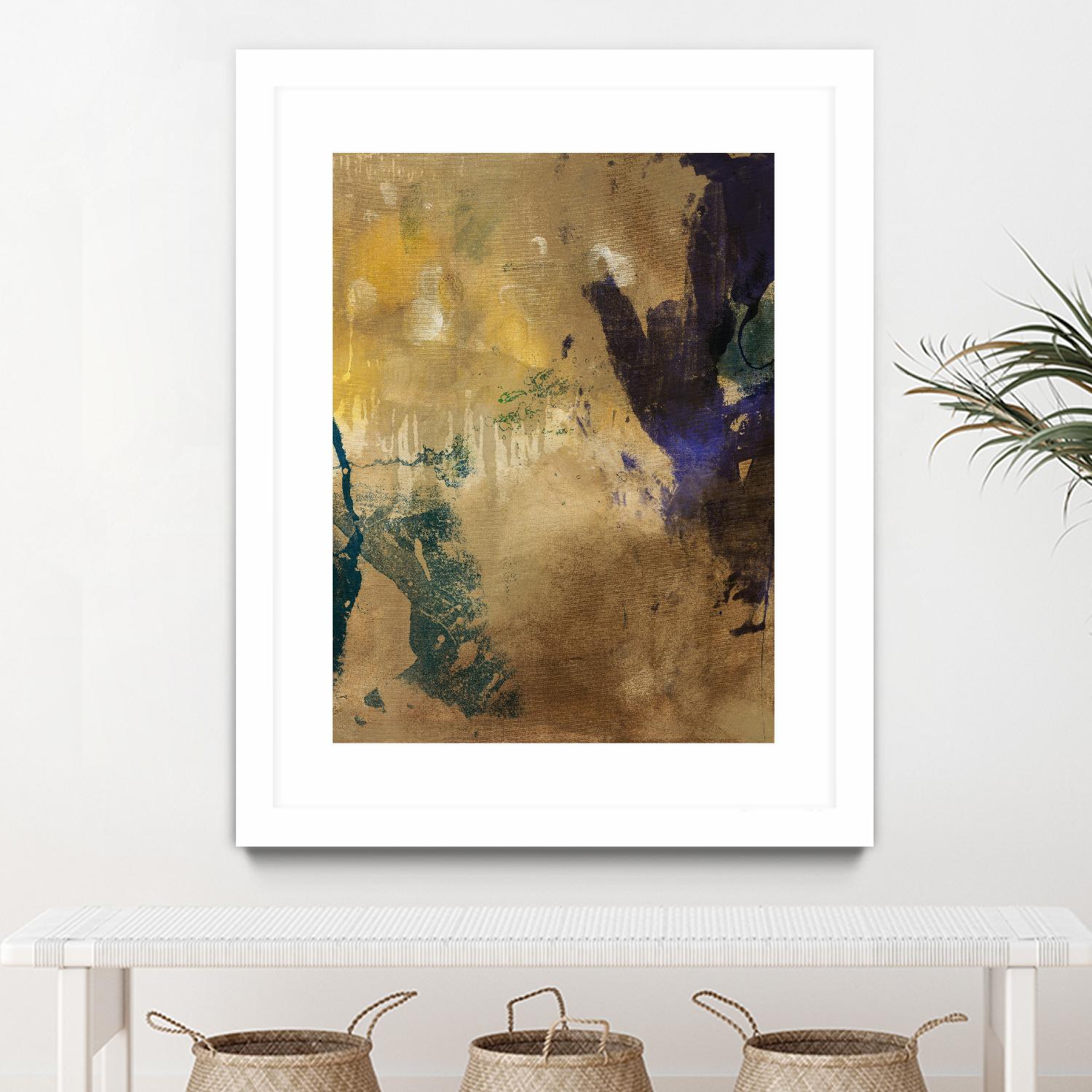 Amber Haze I by Sisa Jasper on GIANT ART - brown abstract