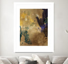 Amber Haze I by Sisa Jasper on GIANT ART - brown abstract