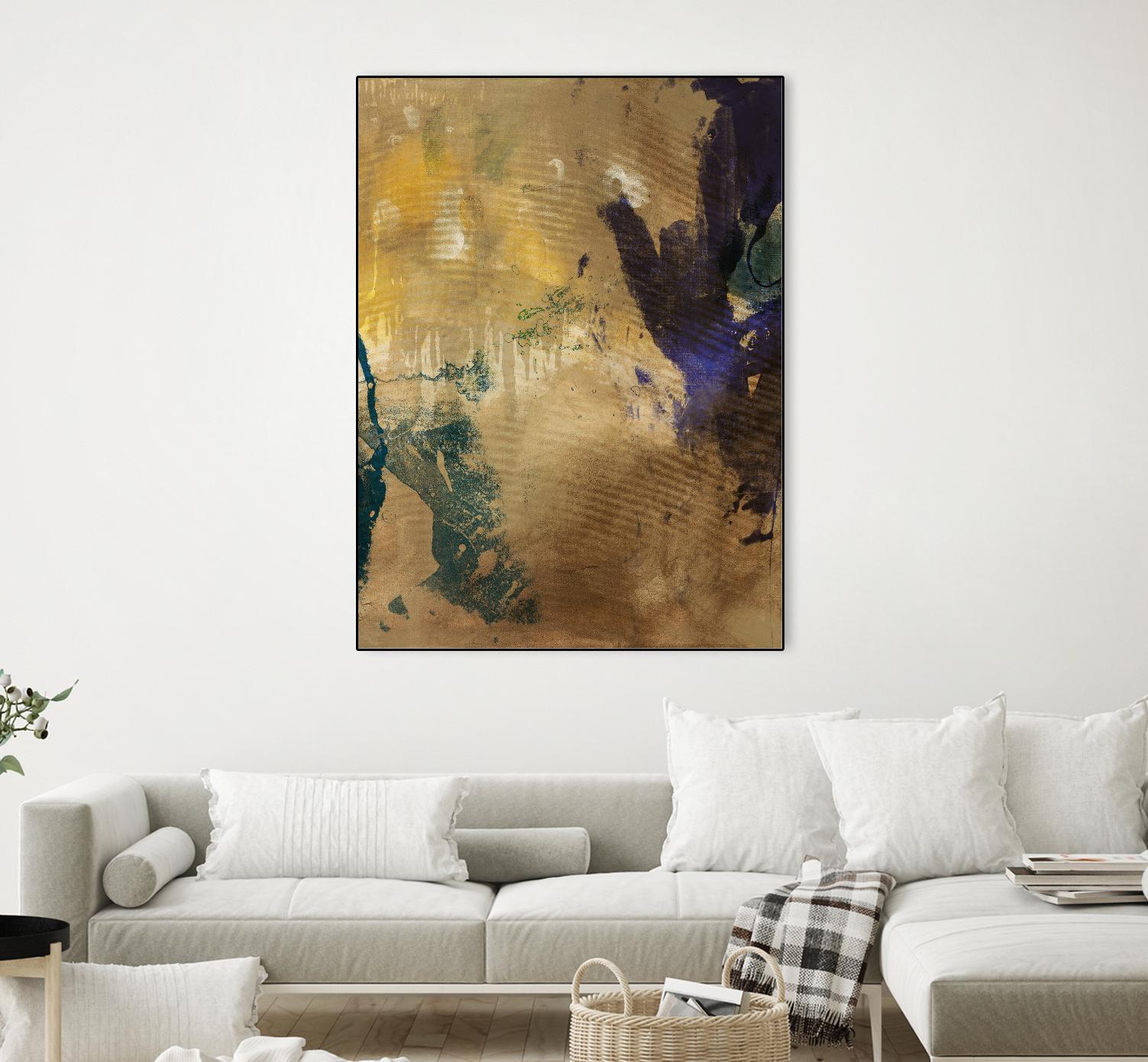 Amber Haze I by Sisa Jasper on GIANT ART - brown abstract