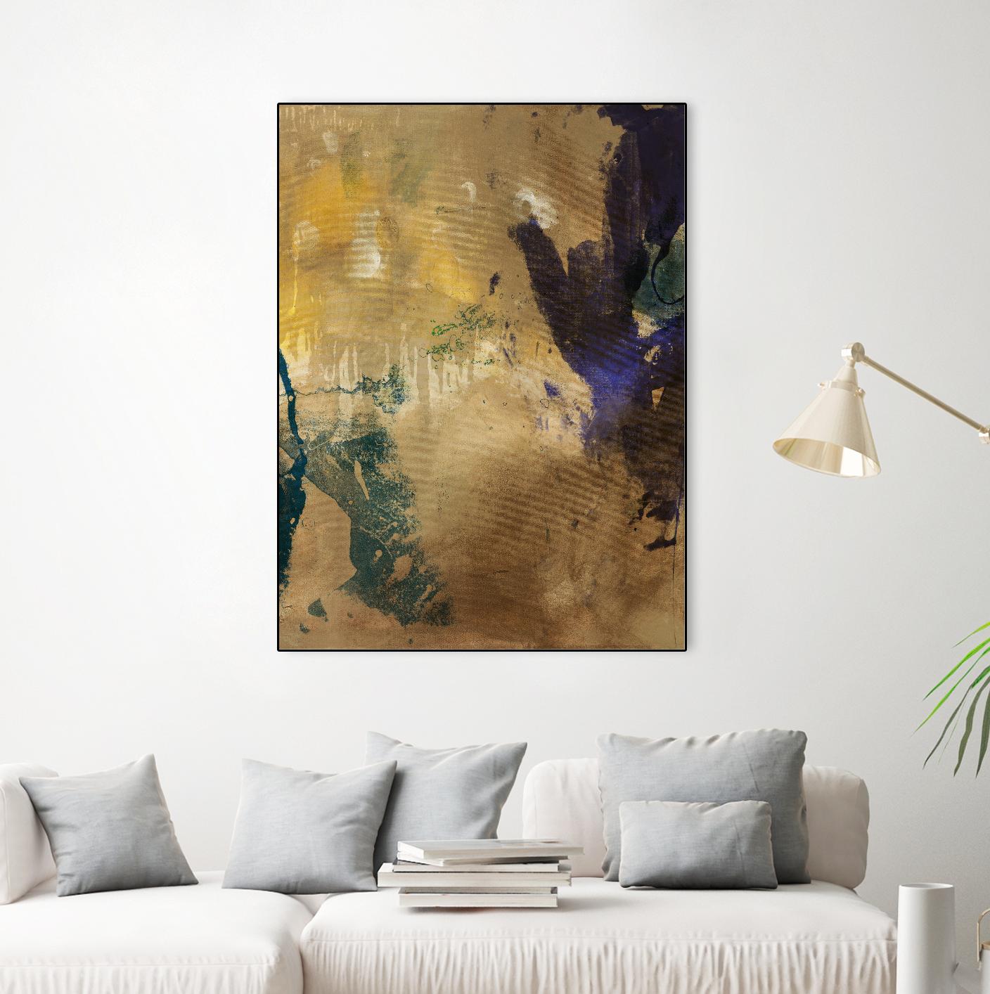 Amber Haze I by Sisa Jasper on GIANT ART - brown abstract