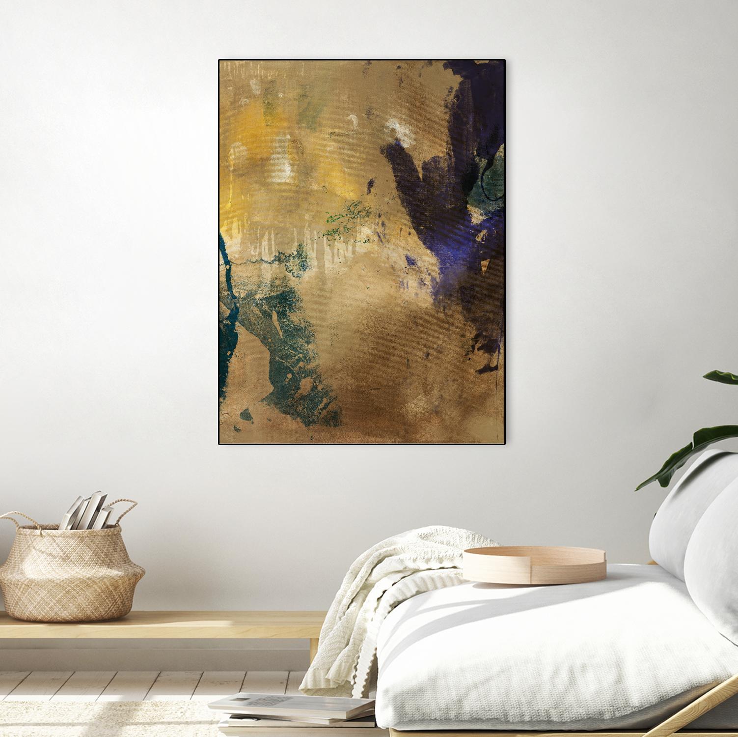 Amber Haze I by Sisa Jasper on GIANT ART - brown abstract