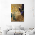 Amber Haze I by Sisa Jasper on GIANT ART - brown abstract