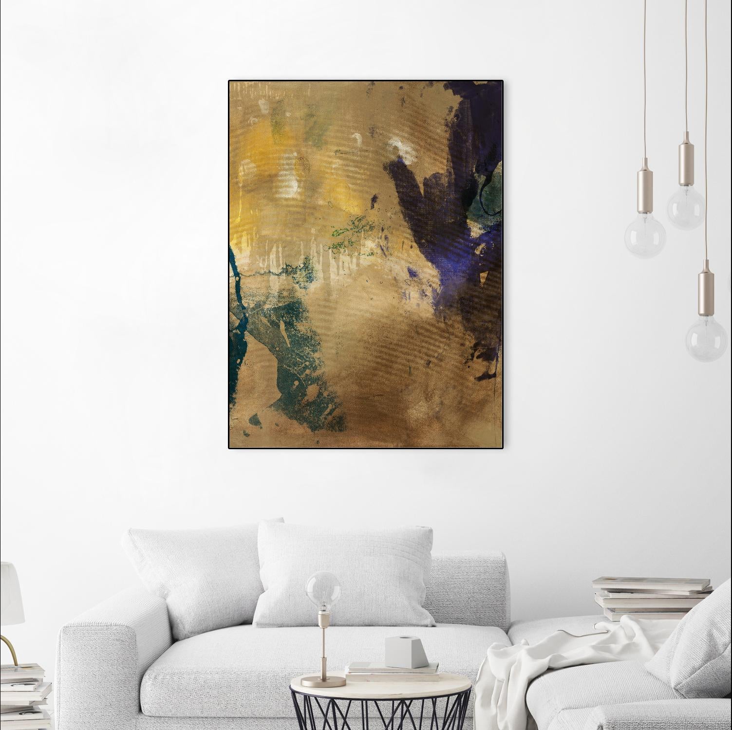 Amber Haze I by Sisa Jasper on GIANT ART - brown abstract