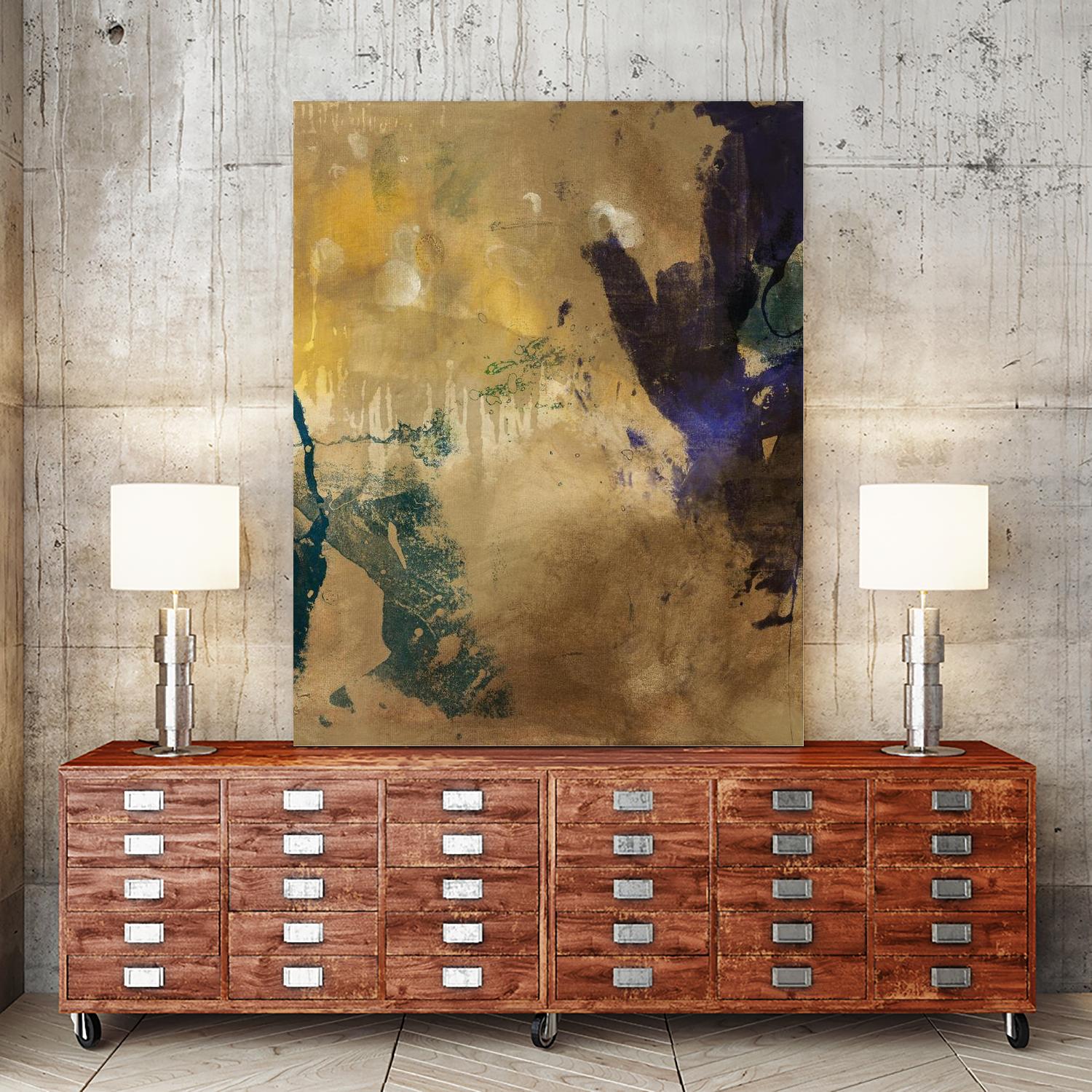Amber Haze I by Sisa Jasper on GIANT ART - brown abstract