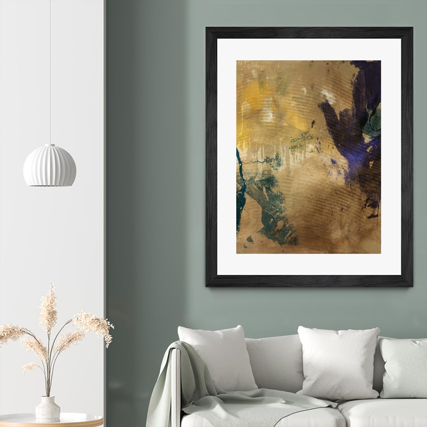 Amber Haze I by Sisa Jasper on GIANT ART - brown abstract