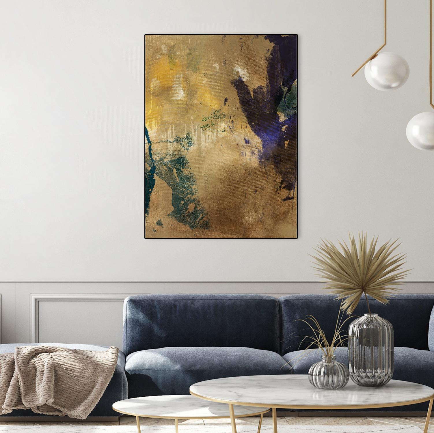 Amber Haze I by Sisa Jasper on GIANT ART - brown abstract