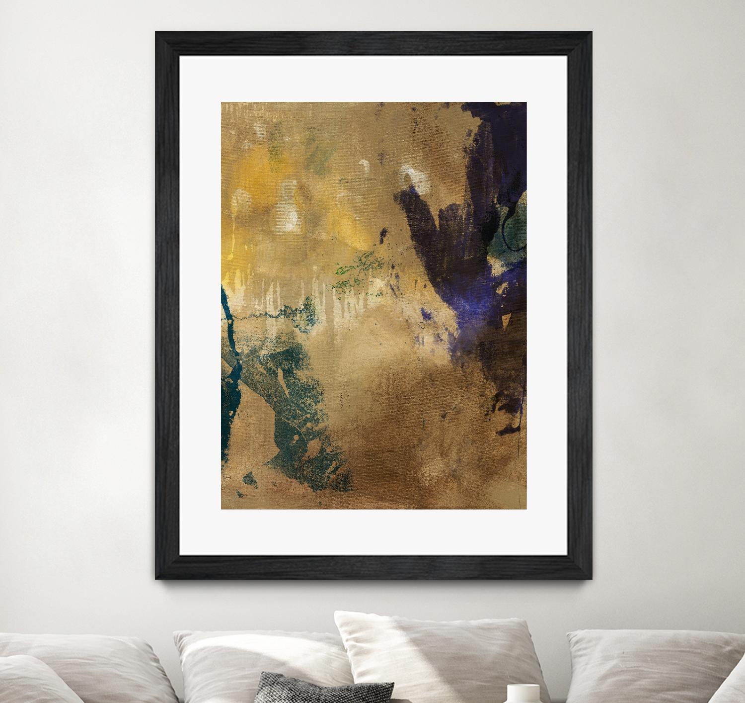 Amber Haze I by Sisa Jasper on GIANT ART - brown abstract