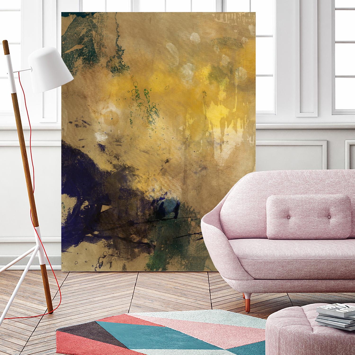 Amber Haze II by Sisa Jasper on GIANT ART - brown abstract