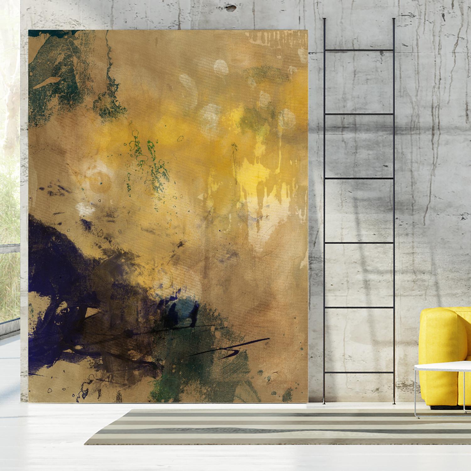 Amber Haze II by Sisa Jasper on GIANT ART - brown abstract