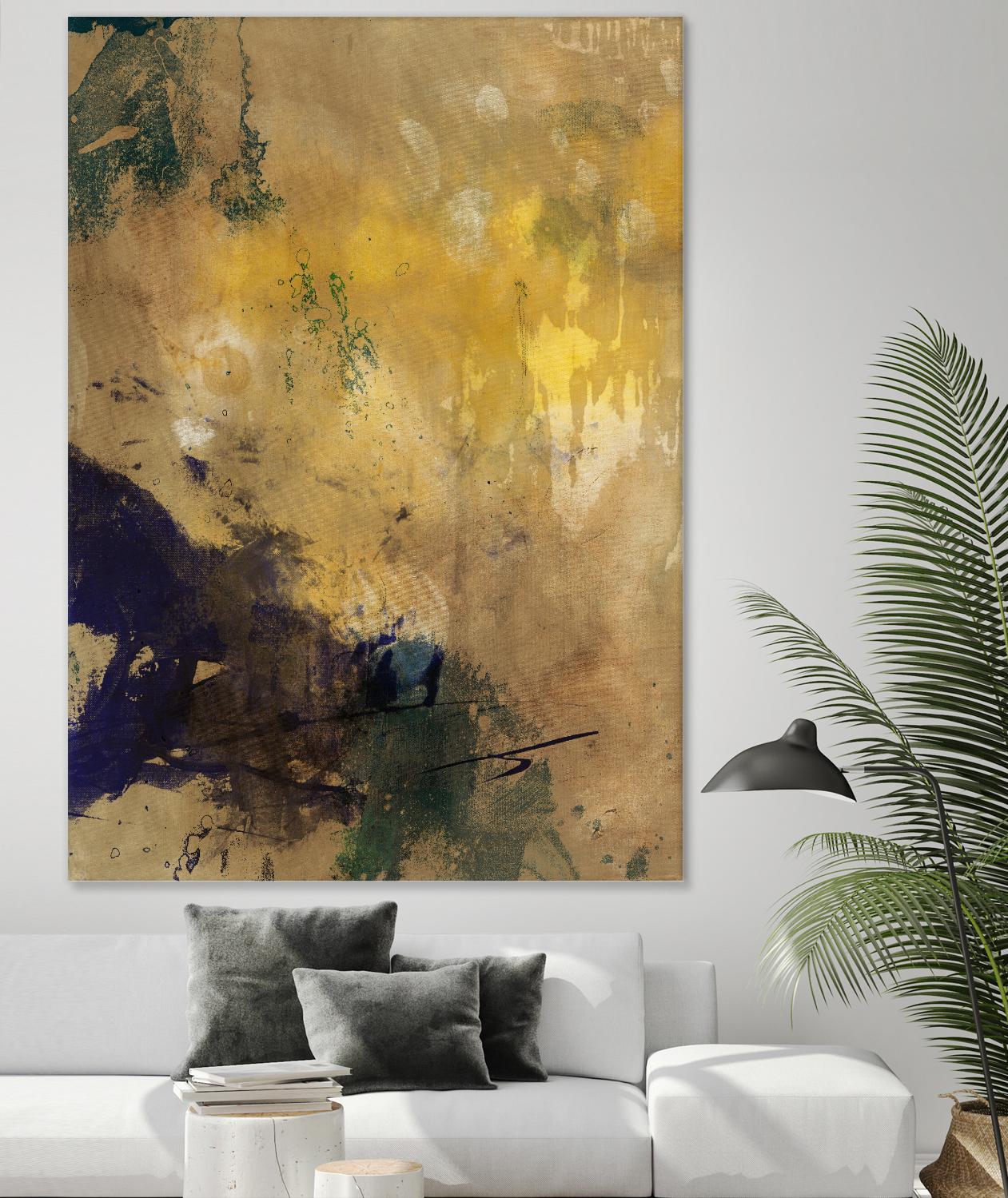 Amber Haze II by Sisa Jasper on GIANT ART - brown abstract