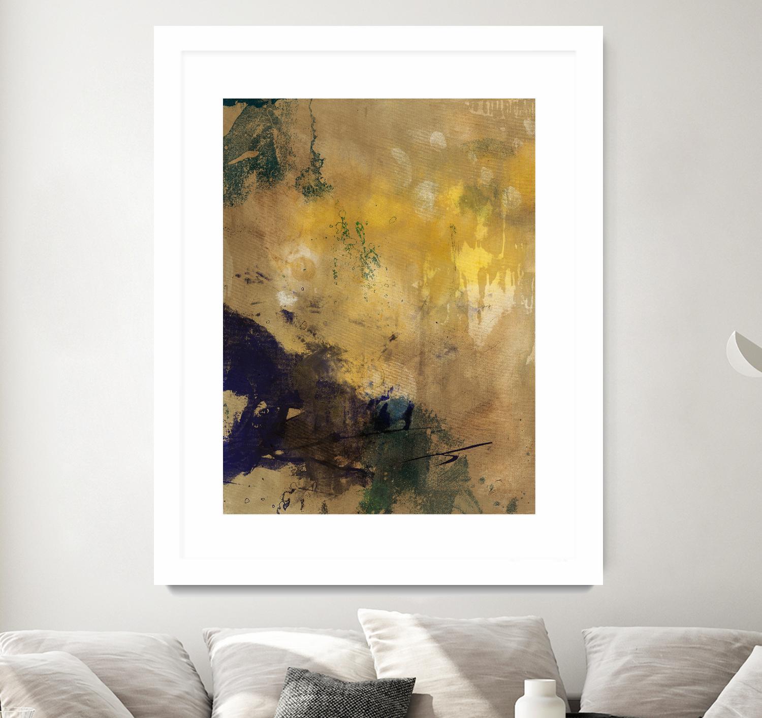 Amber Haze II by Sisa Jasper on GIANT ART - brown abstract
