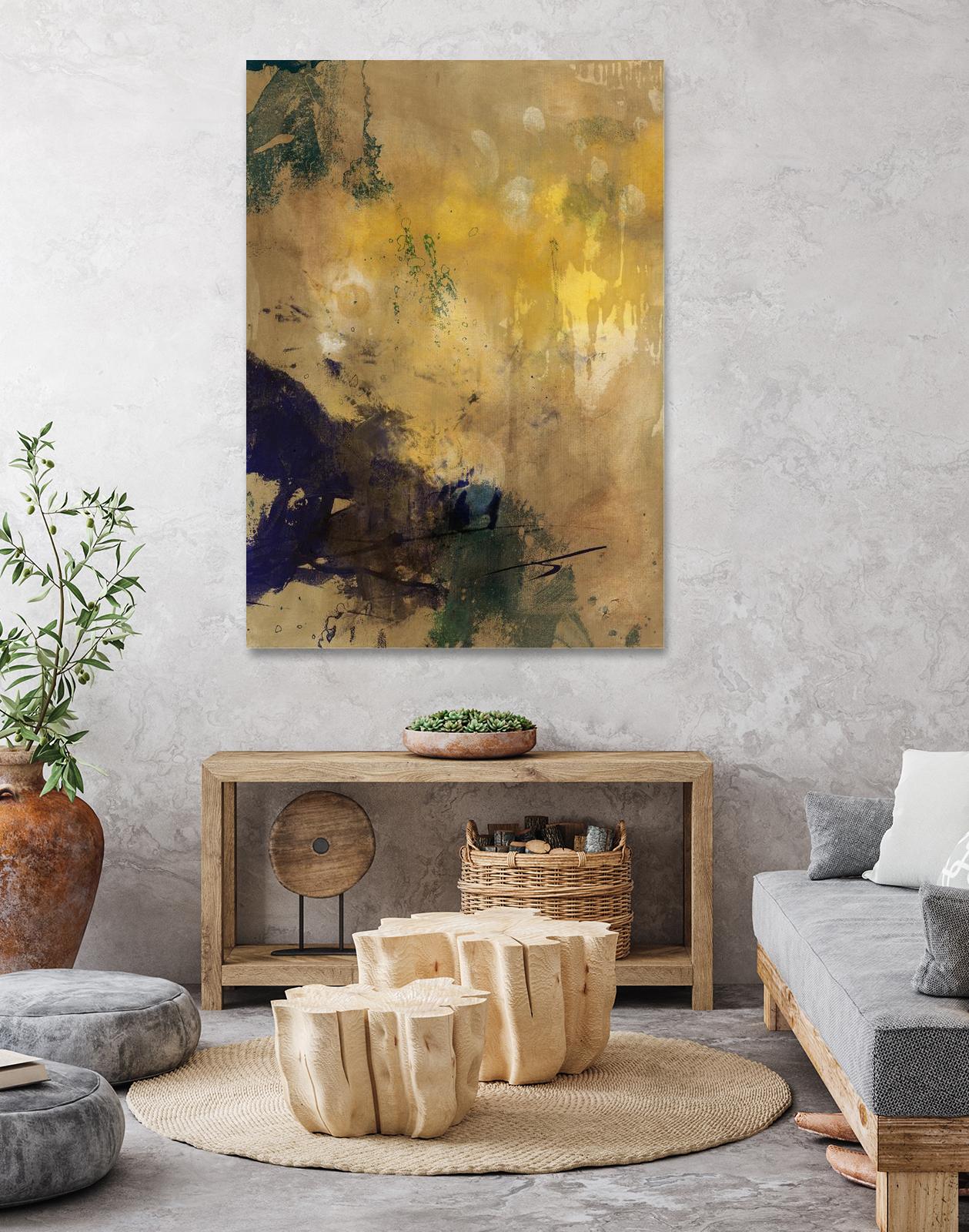 Amber Haze II by Sisa Jasper on GIANT ART - brown abstract