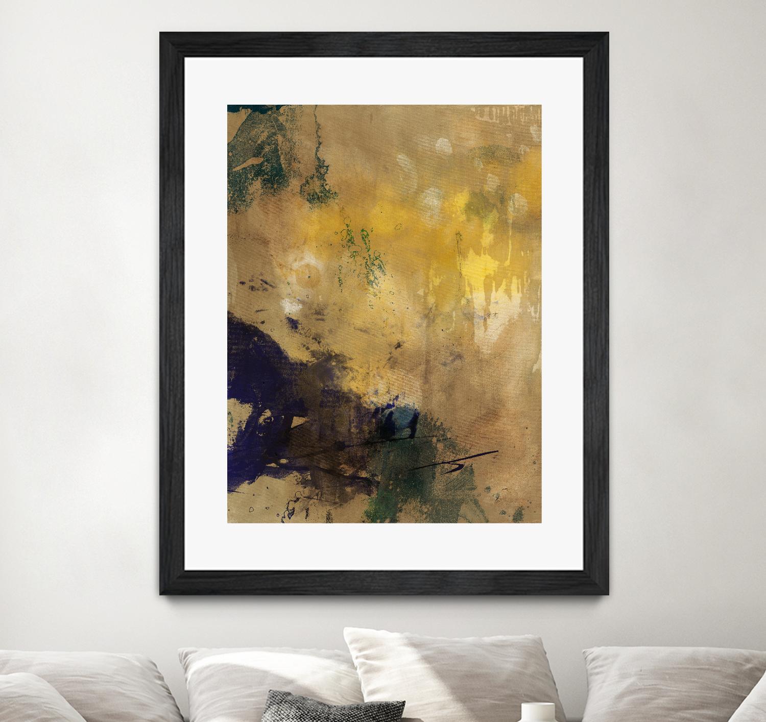 Amber Haze II by Sisa Jasper on GIANT ART - brown abstract