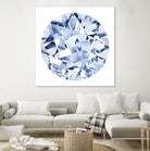 Diamond Drops II by Grace Popp on GIANT ART - blue abstract