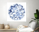 Diamond Drops II by Grace Popp on GIANT ART - blue abstract