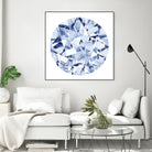 Diamond Drops II by Grace Popp on GIANT ART - blue abstract