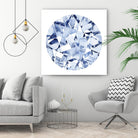 Diamond Drops II by Grace Popp on GIANT ART - blue abstract