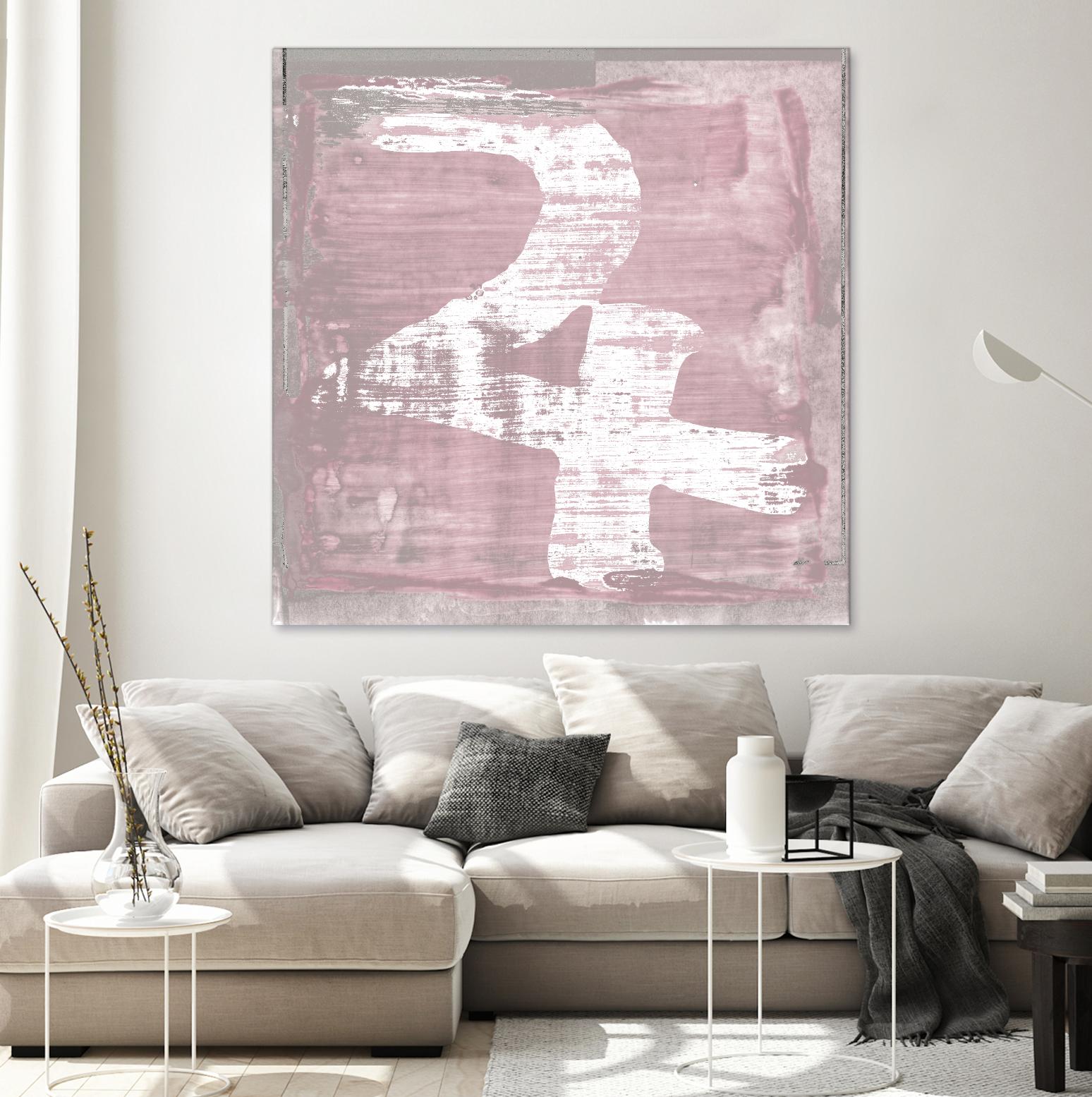 "The Deities, Jupiter" by Sia Aryai on GIANT ART - pink abstract