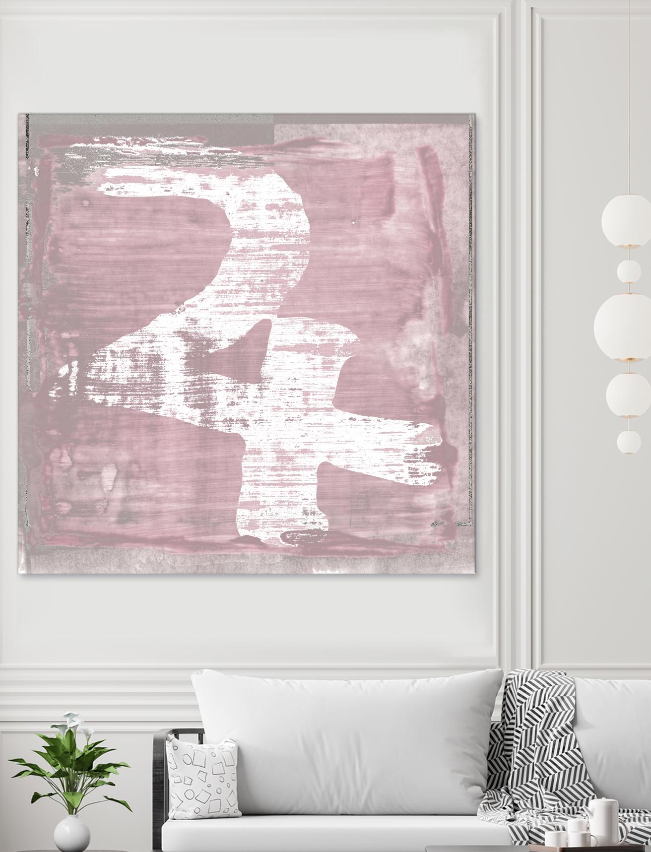 "The Deities, Jupiter" by Sia Aryai on GIANT ART - pink abstract