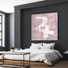 "The Deities, Jupiter" by Sia Aryai on GIANT ART - pink abstract